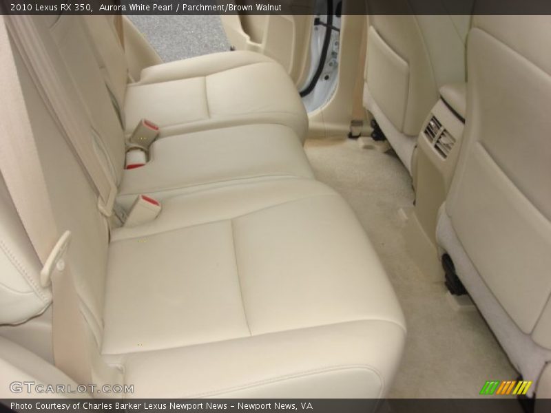 Aurora White Pearl / Parchment/Brown Walnut 2010 Lexus RX 350
