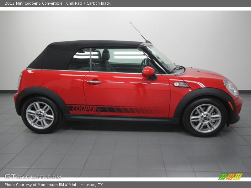 Chili Red / Carbon Black 2013 Mini Cooper S Convertible