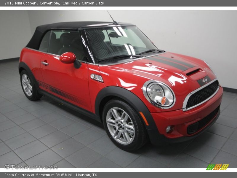 Chili Red / Carbon Black 2013 Mini Cooper S Convertible