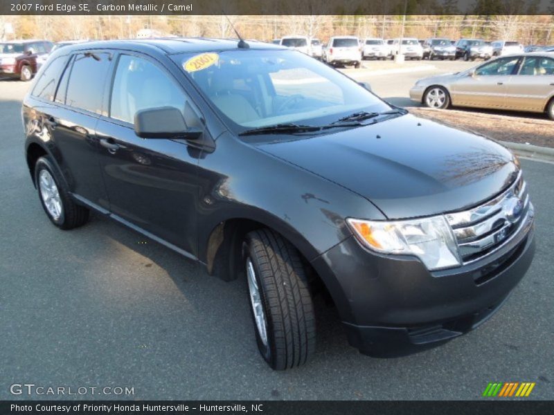 Carbon Metallic / Camel 2007 Ford Edge SE