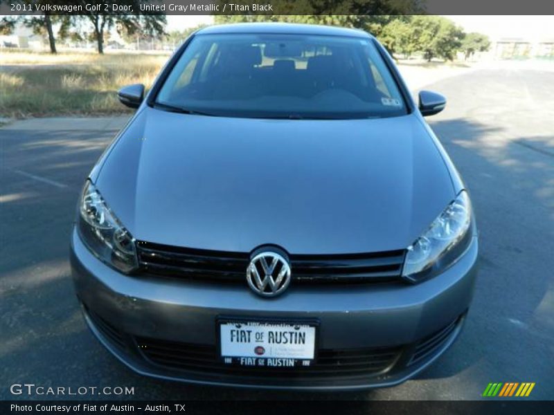 United Gray Metallic / Titan Black 2011 Volkswagen Golf 2 Door