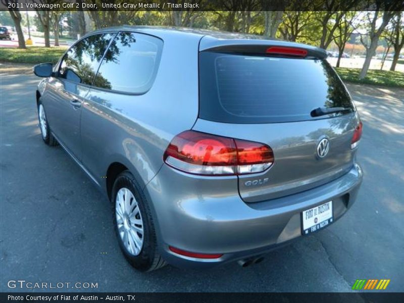 United Gray Metallic / Titan Black 2011 Volkswagen Golf 2 Door