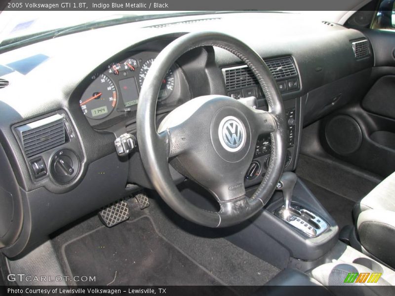 Indigo Blue Metallic / Black 2005 Volkswagen GTI 1.8T
