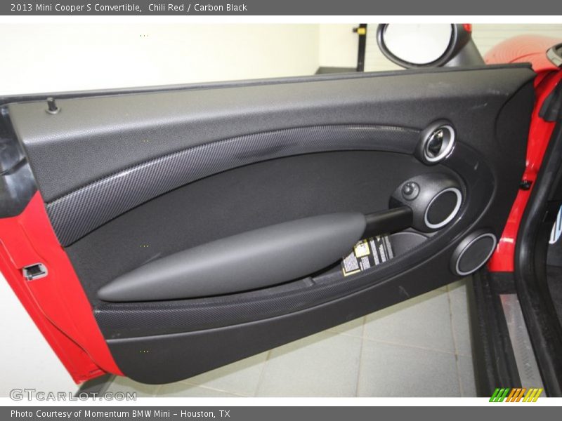 Chili Red / Carbon Black 2013 Mini Cooper S Convertible