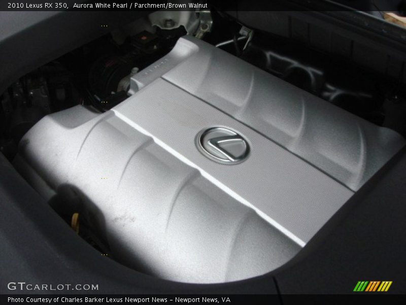 Aurora White Pearl / Parchment/Brown Walnut 2010 Lexus RX 350