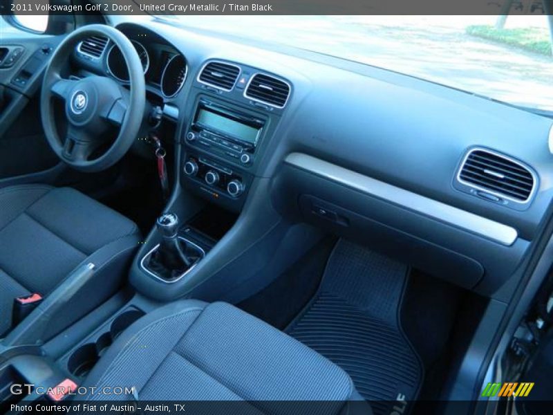 United Gray Metallic / Titan Black 2011 Volkswagen Golf 2 Door
