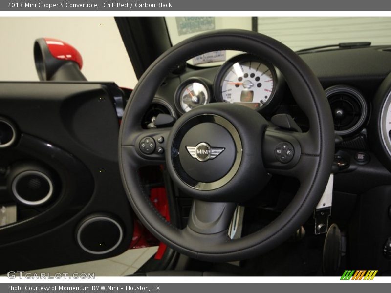 Chili Red / Carbon Black 2013 Mini Cooper S Convertible