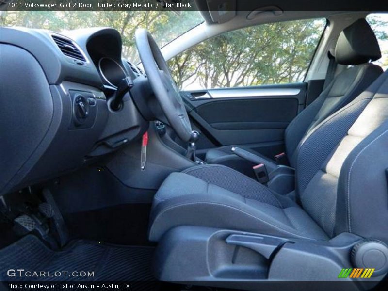 United Gray Metallic / Titan Black 2011 Volkswagen Golf 2 Door