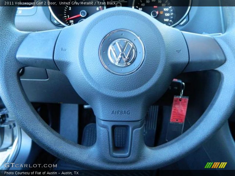 United Gray Metallic / Titan Black 2011 Volkswagen Golf 2 Door
