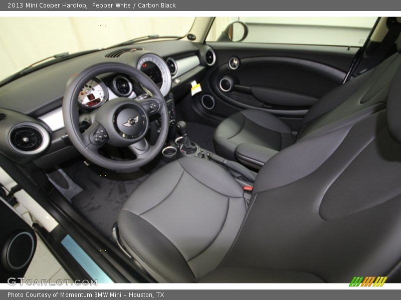 Pepper White / Carbon Black 2013 Mini Cooper Hardtop