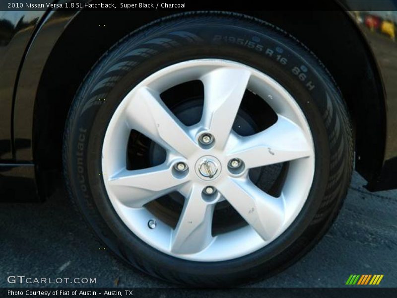 Super Black / Charcoal 2010 Nissan Versa 1.8 SL Hatchback