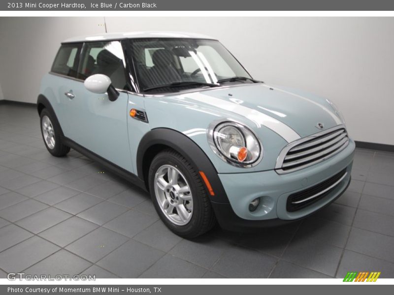 Ice Blue / Carbon Black 2013 Mini Cooper Hardtop
