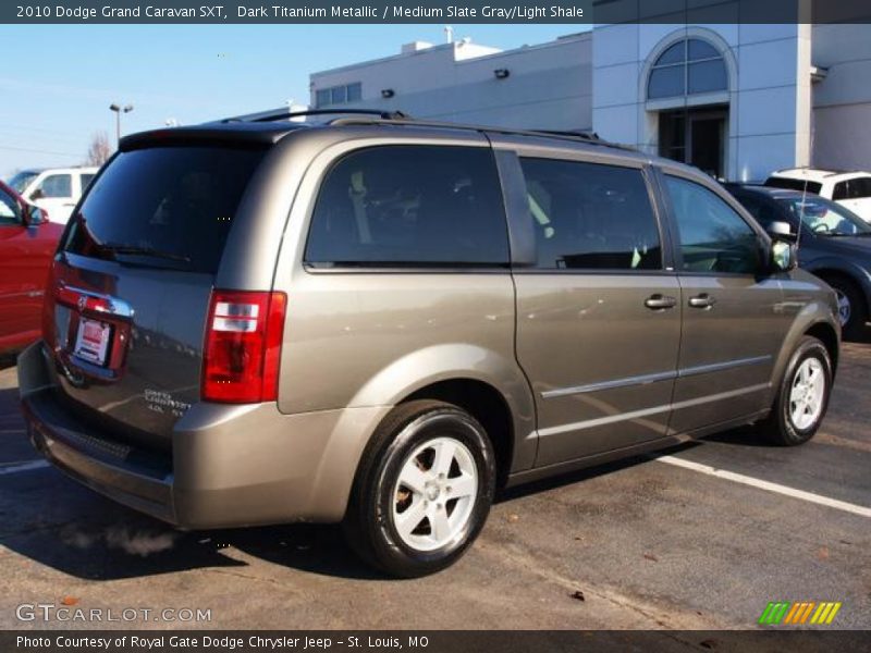Dark Titanium Metallic / Medium Slate Gray/Light Shale 2010 Dodge Grand Caravan SXT