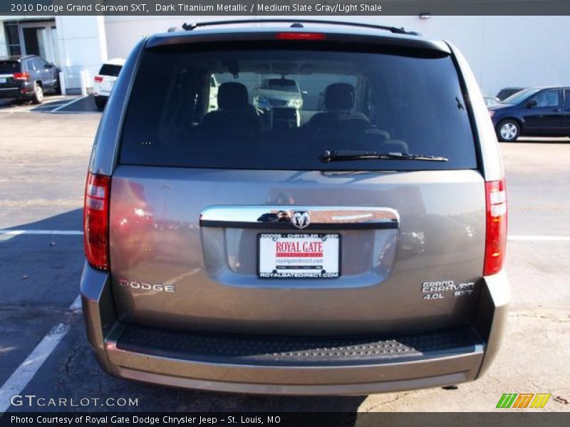 Dark Titanium Metallic / Medium Slate Gray/Light Shale 2010 Dodge Grand Caravan SXT