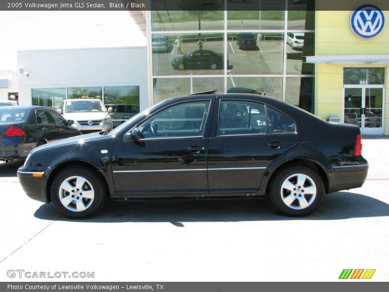 Black / Black 2005 Volkswagen Jetta GLS Sedan