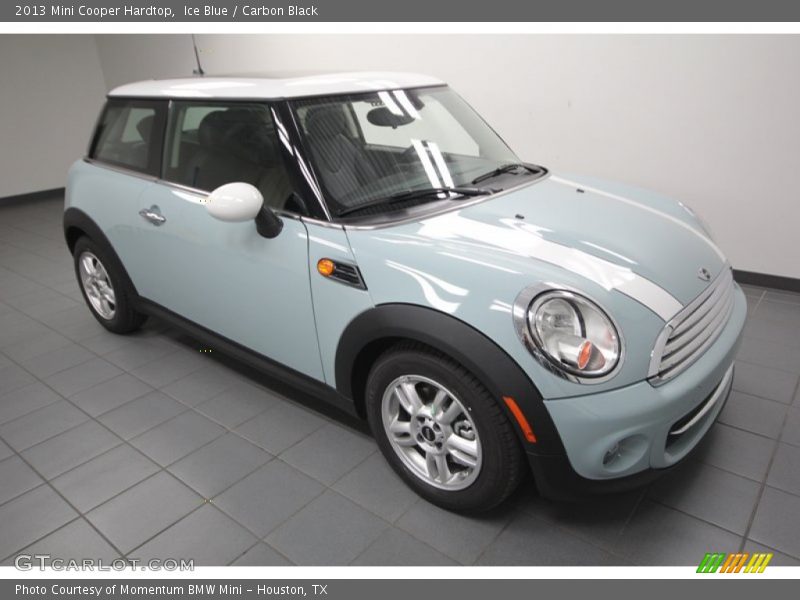 Ice Blue / Carbon Black 2013 Mini Cooper Hardtop