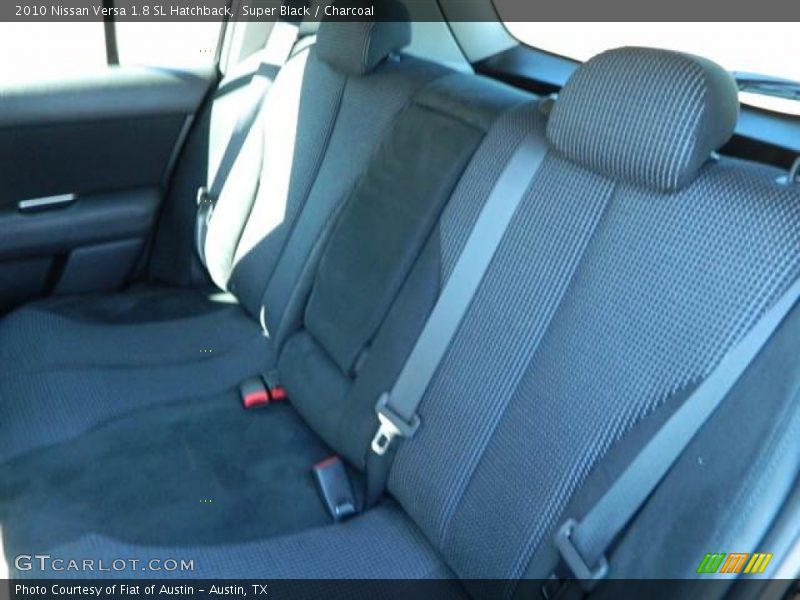 Super Black / Charcoal 2010 Nissan Versa 1.8 SL Hatchback