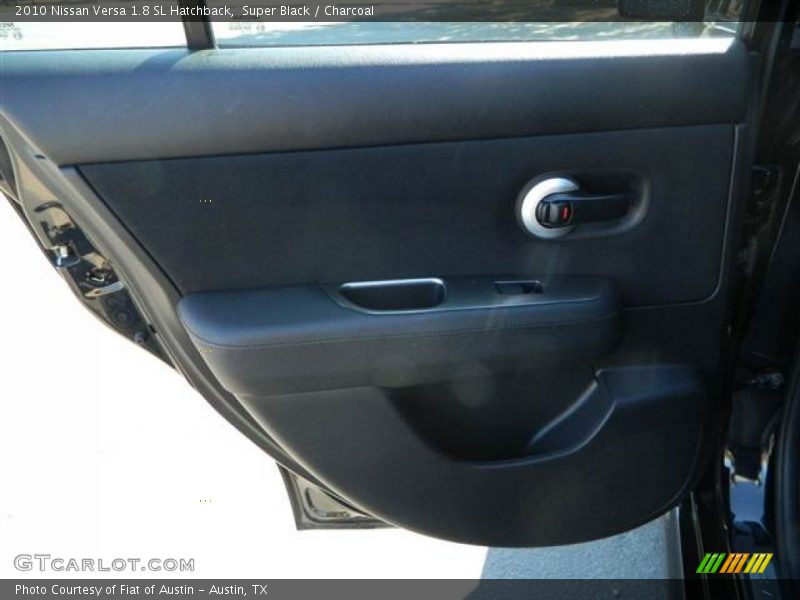 Super Black / Charcoal 2010 Nissan Versa 1.8 SL Hatchback