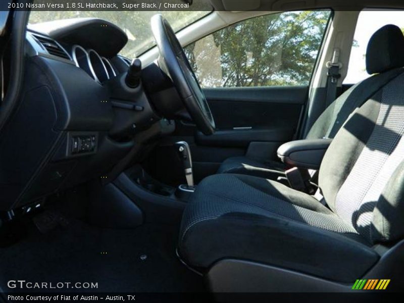 Super Black / Charcoal 2010 Nissan Versa 1.8 SL Hatchback