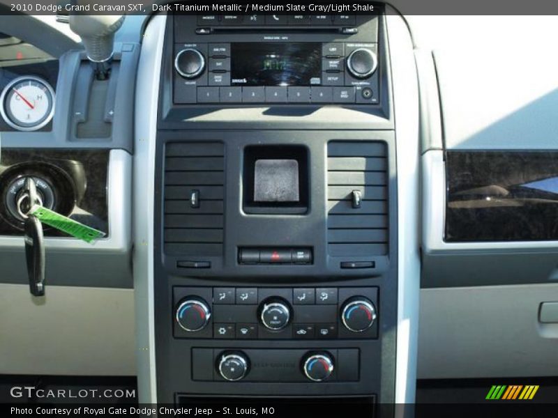 Dark Titanium Metallic / Medium Slate Gray/Light Shale 2010 Dodge Grand Caravan SXT