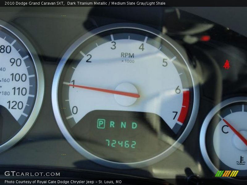 Dark Titanium Metallic / Medium Slate Gray/Light Shale 2010 Dodge Grand Caravan SXT