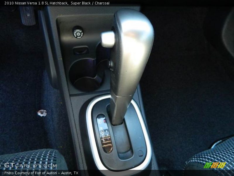 Super Black / Charcoal 2010 Nissan Versa 1.8 SL Hatchback