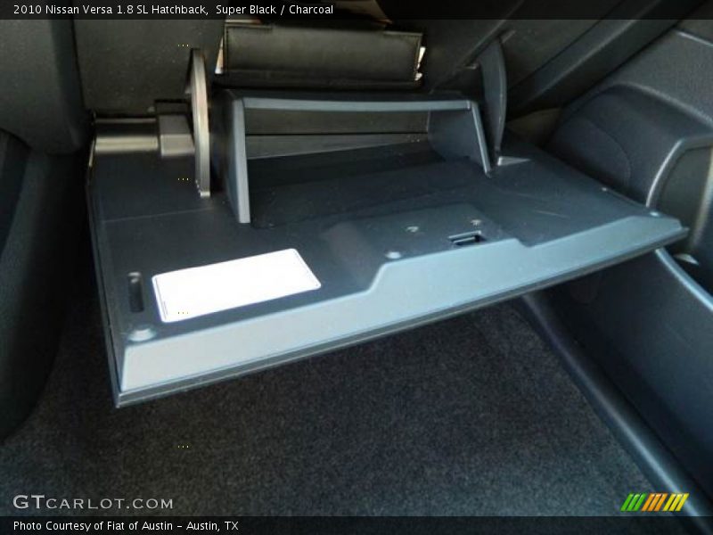 Super Black / Charcoal 2010 Nissan Versa 1.8 SL Hatchback