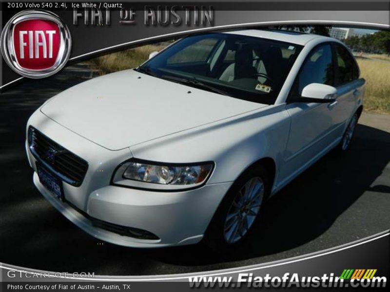 Ice White / Quartz 2010 Volvo S40 2.4i
