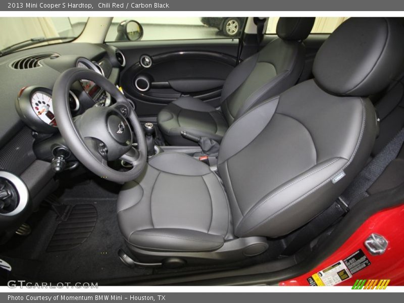 Chili Red / Carbon Black 2013 Mini Cooper S Hardtop