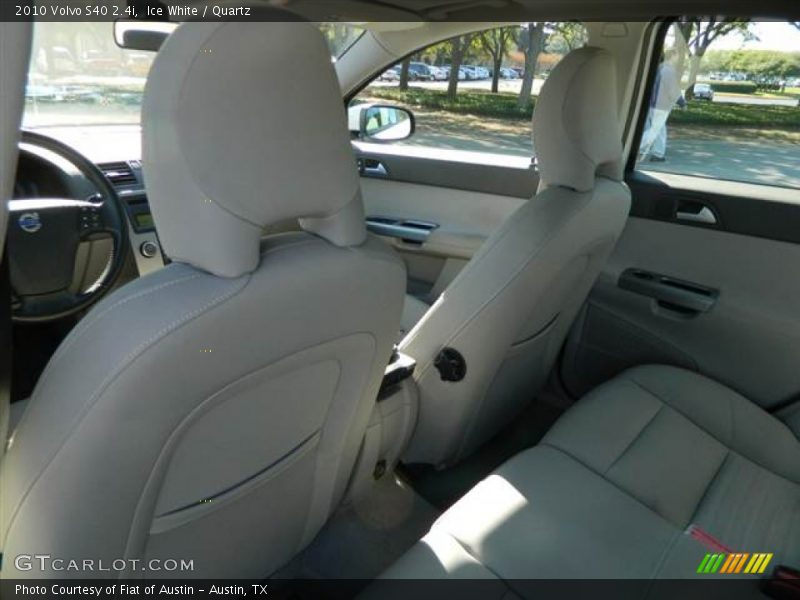 Ice White / Quartz 2010 Volvo S40 2.4i