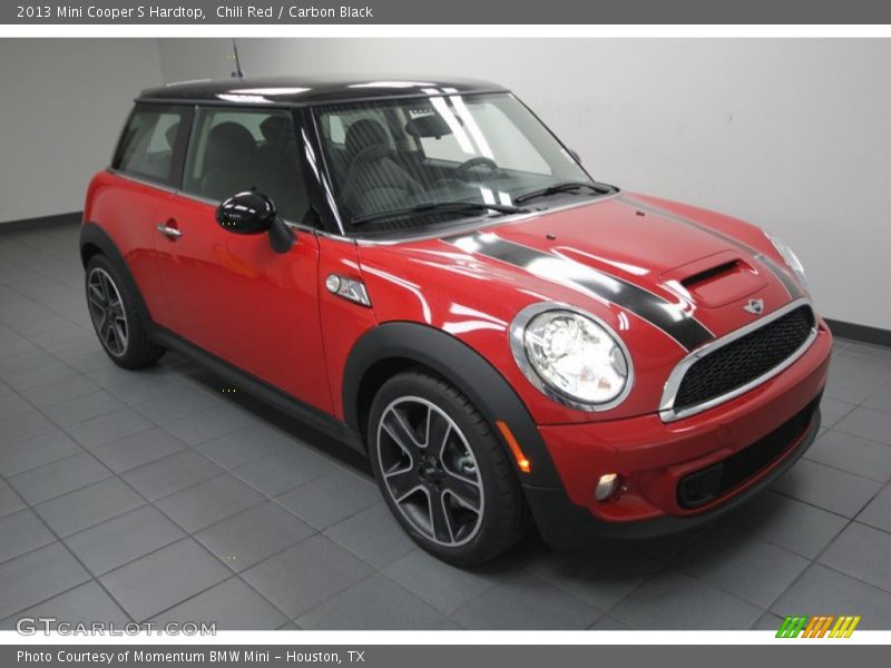 Chili Red / Carbon Black 2013 Mini Cooper S Hardtop
