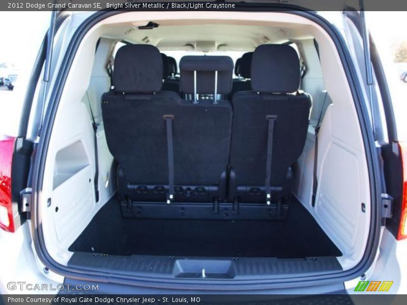Bright Silver Metallic / Black/Light Graystone 2012 Dodge Grand Caravan SE