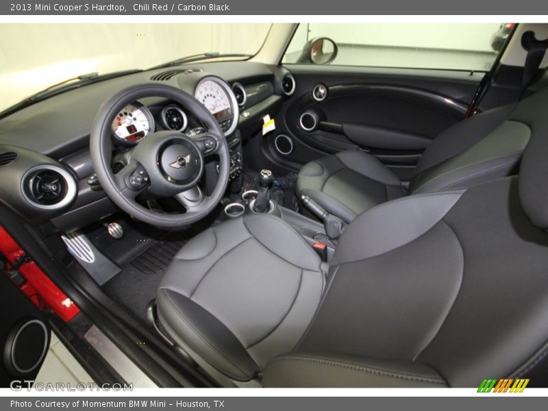 Chili Red / Carbon Black 2013 Mini Cooper S Hardtop