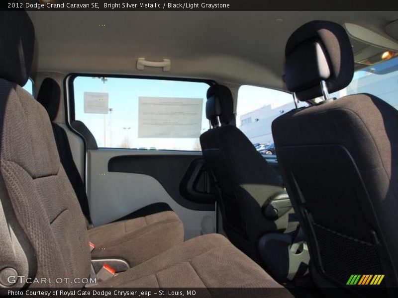 Bright Silver Metallic / Black/Light Graystone 2012 Dodge Grand Caravan SE