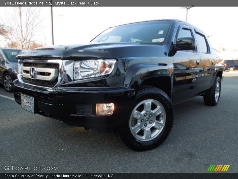 Crystal Black Pearl / Black 2011 Honda Ridgeline RTS