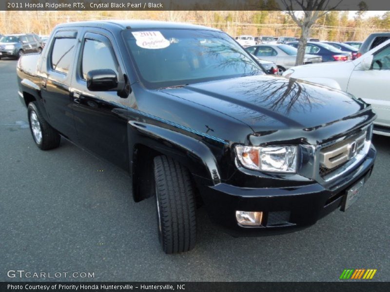 Crystal Black Pearl / Black 2011 Honda Ridgeline RTS