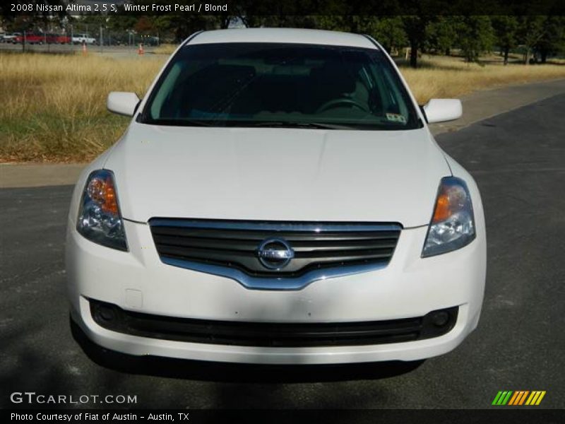 Winter Frost Pearl / Blond 2008 Nissan Altima 2.5 S