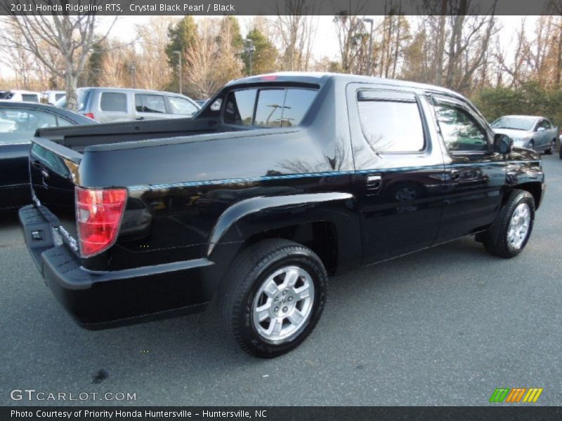 Crystal Black Pearl / Black 2011 Honda Ridgeline RTS