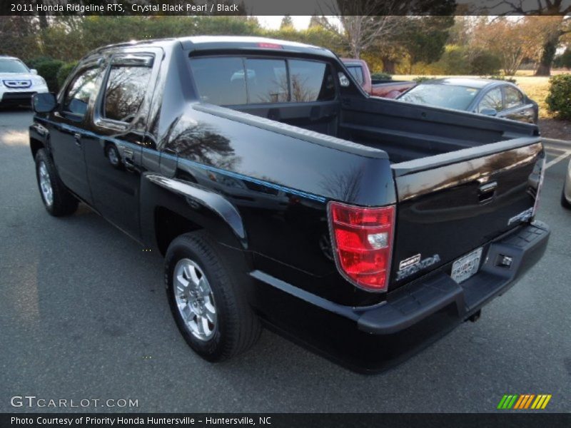 Crystal Black Pearl / Black 2011 Honda Ridgeline RTS