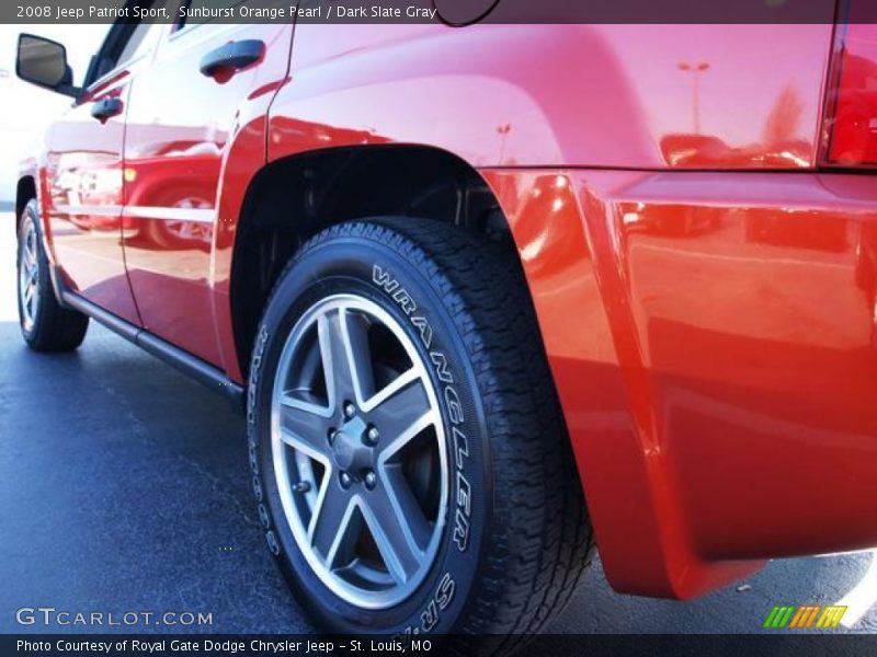 Sunburst Orange Pearl / Dark Slate Gray 2008 Jeep Patriot Sport