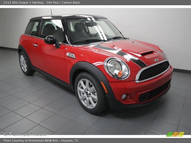 Chili Red / Carbon Black 2013 Mini Cooper S Hardtop