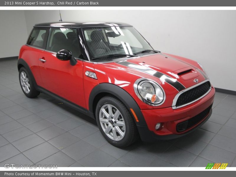 Chili Red / Carbon Black 2013 Mini Cooper S Hardtop