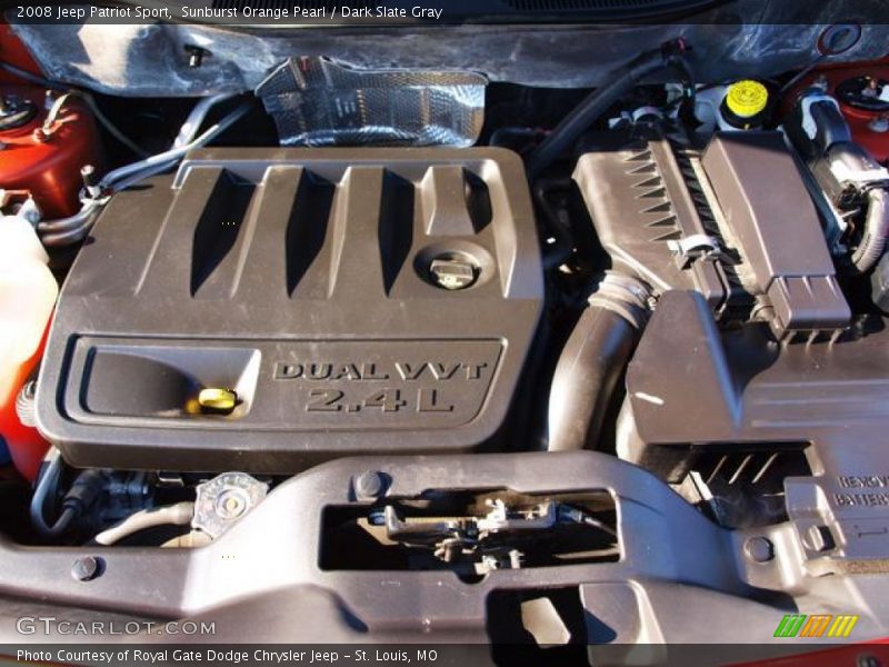 Sunburst Orange Pearl / Dark Slate Gray 2008 Jeep Patriot Sport