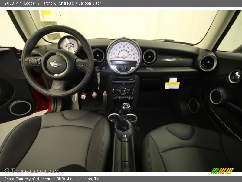 Chili Red / Carbon Black 2013 Mini Cooper S Hardtop
