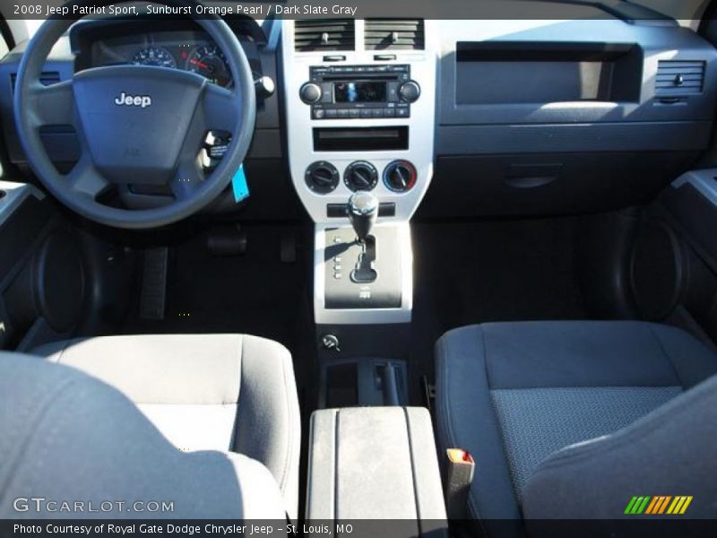 Sunburst Orange Pearl / Dark Slate Gray 2008 Jeep Patriot Sport
