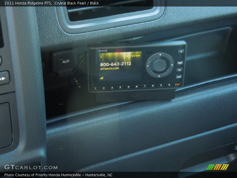 Crystal Black Pearl / Black 2011 Honda Ridgeline RTS