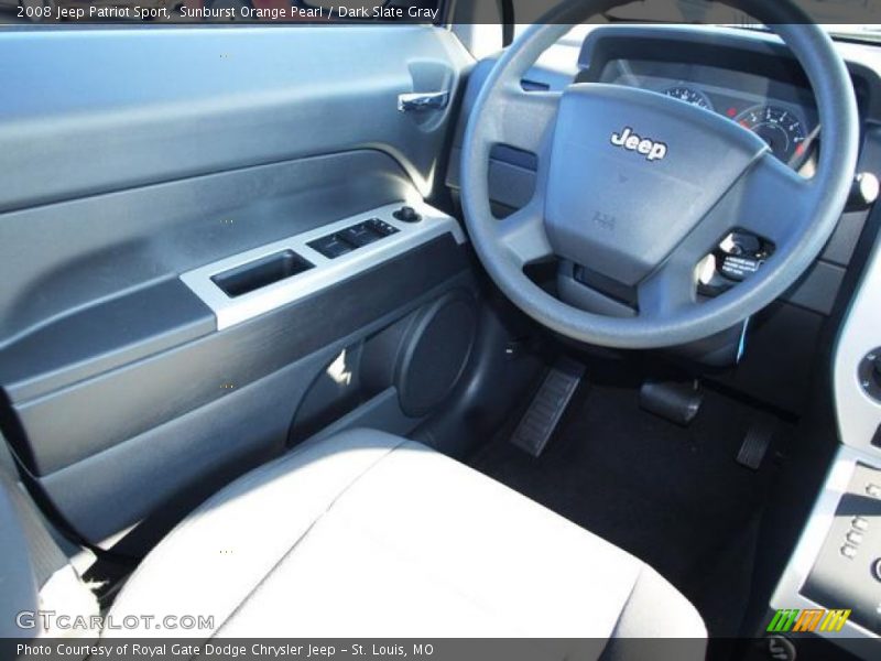 Sunburst Orange Pearl / Dark Slate Gray 2008 Jeep Patriot Sport
