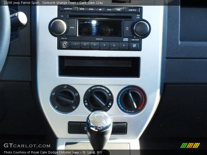 Sunburst Orange Pearl / Dark Slate Gray 2008 Jeep Patriot Sport