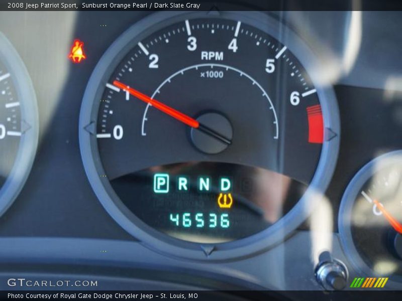 Sunburst Orange Pearl / Dark Slate Gray 2008 Jeep Patriot Sport