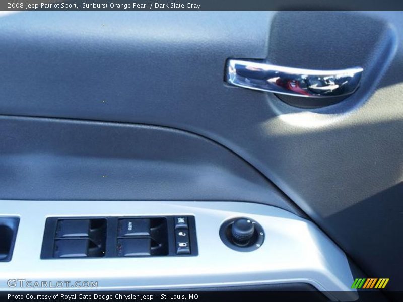 Sunburst Orange Pearl / Dark Slate Gray 2008 Jeep Patriot Sport